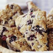 Healthified Warm Blueberry Scones