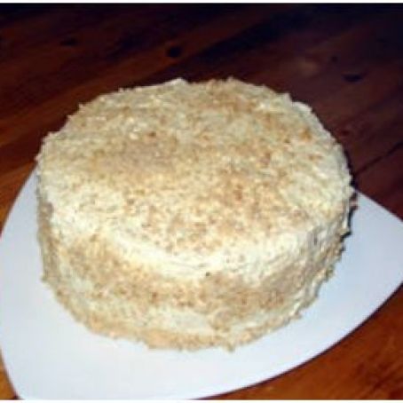 Filipino Cashew Meringue Layer Cake