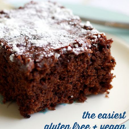 Gluten Free and Vegan Chocolate Cake