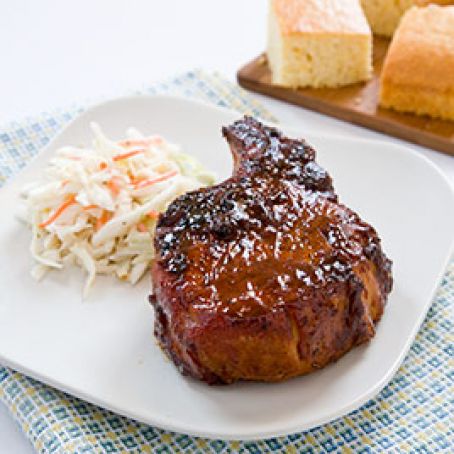 Best Charcoal Grill-Smoked Pork Chops