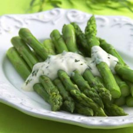 Asparagus in Tarragon Cream Sauce Recipe