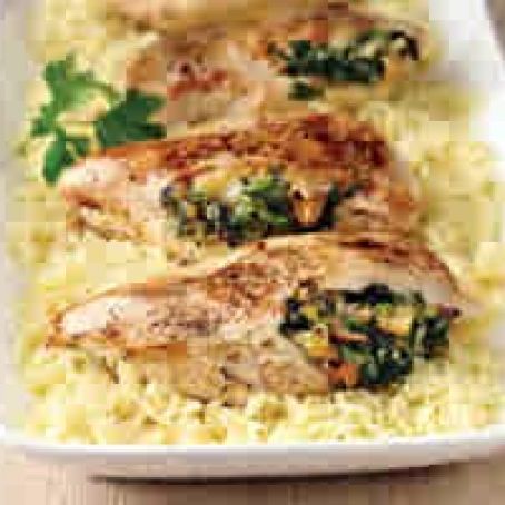 Spinach-Stuffed Chicken Breasts