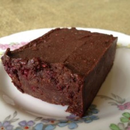 gluten free raspberry fudge