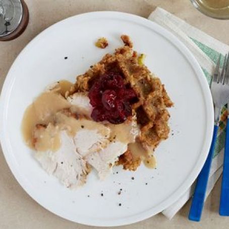 Waffled Leftover Thanksgiving Brunch
