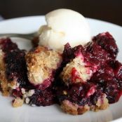 Blackberry Cobbler with Brown Butter Topping