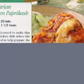 Hungarian Chicken Paprikash