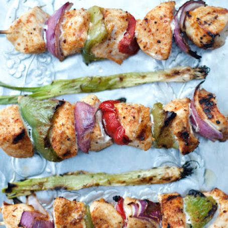 Barbecue Maple Chicken Kabobs
