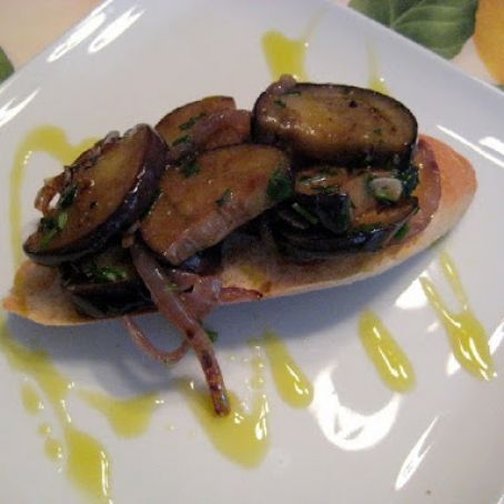 Bruschetta di Melanzane al Fungo
