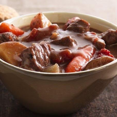 Slow Cooker Beef Stew with Shiitake Mushrooms