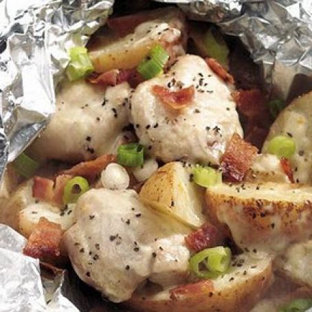 Ranch Chicken and Potato Packets