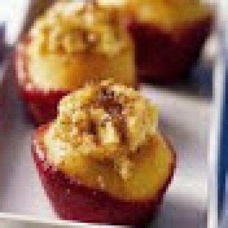 Baked Apples with Oatmeal and Brown Sugar
