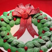 Madeleine Wreath with Sour Cherry Mousse