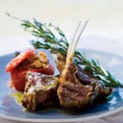 Grilled Lamb Chops with Ladolemono