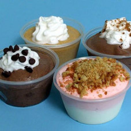 Oatmeal cookie pudding shots