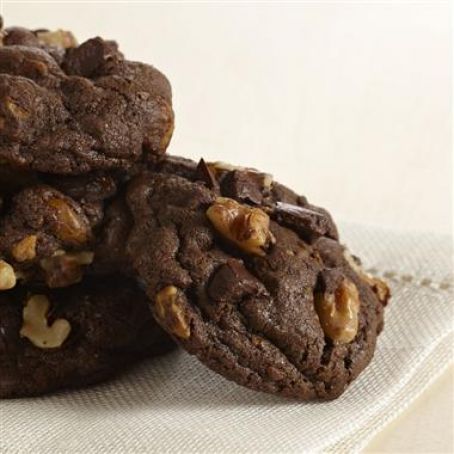 Double Chocolate Chunk Mint Cookies
