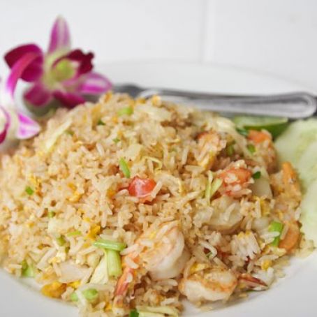 Shrimp Fried Rice - healthy version