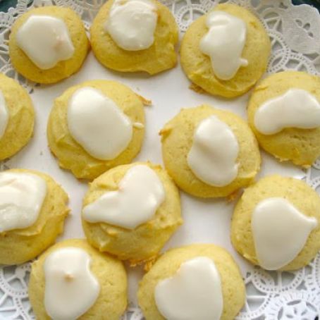 Lemon Ricotta Cookies with Lemon Glaze