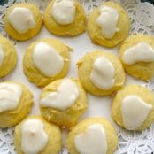 Lemon Ricotta Cookies with Lemon Glaze