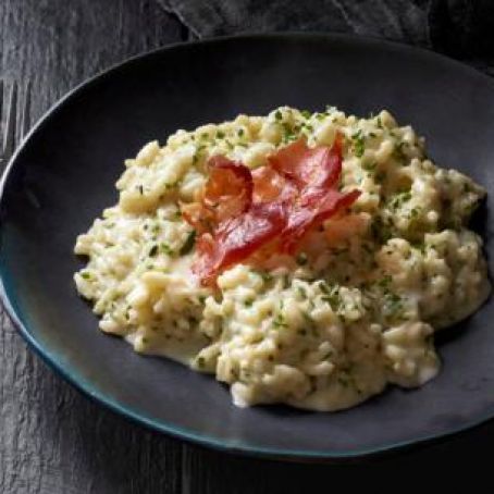 RISOTTO WITH MASCARPONE AND PROSCIUTTO