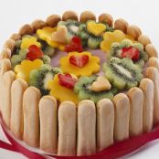 Strawberry-Kiwi Ladyfinger Dessert