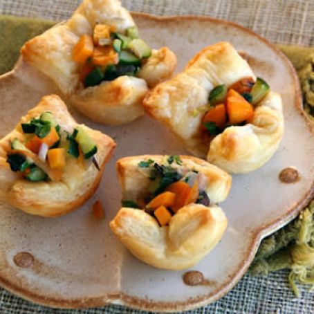 Veggie Puff Pastry Cups