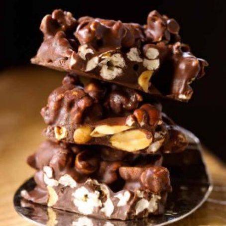 Popcorn and Peanut Bark