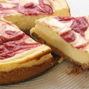 Strawberry Swirl Cheesecake