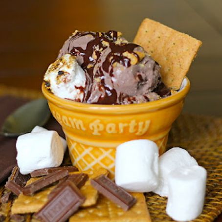Protein Packed S’mores Ice Cream