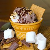 Protein Packed S’mores Ice Cream