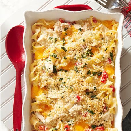 Cheesy Tuna Noodle Casserole (Make-Ahead Recipe)