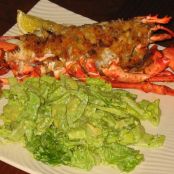 Emeril's Baked Stuffed Lobsters