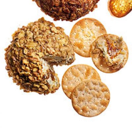 BLUE CHEESE & FIG CHEESE BALL