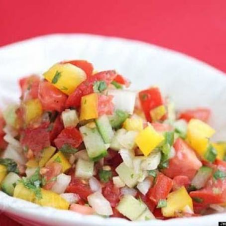 Tomato Gazpacho Salsa