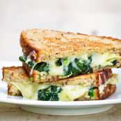 Spinach Artichoke Grilled Cheese