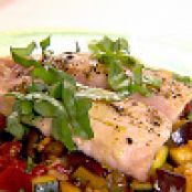 Ratatouille with Red Snapper