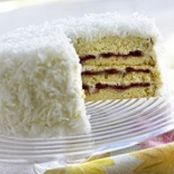 Coconut Raspberry Cake