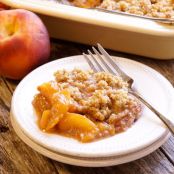 Easy Peach Crisp (Vegan, Paleo)