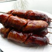 Curly-Q Grilled Sausages