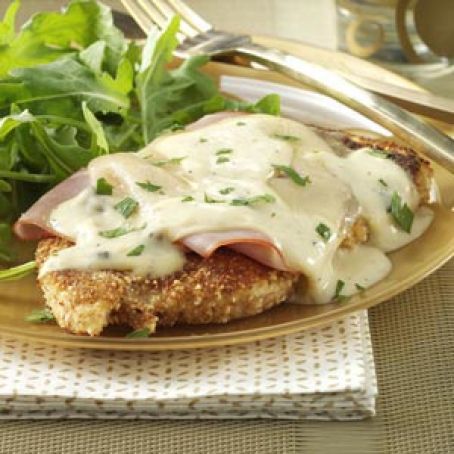 Stacked Chicken Cordon Bleu