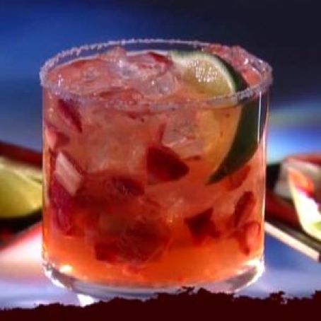 Strawberry Rhubarb Paloma