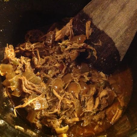 Mexican Coca-cola pulled pork