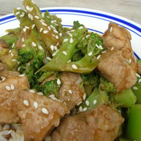 Korean BBQ Chicken and Broccoli