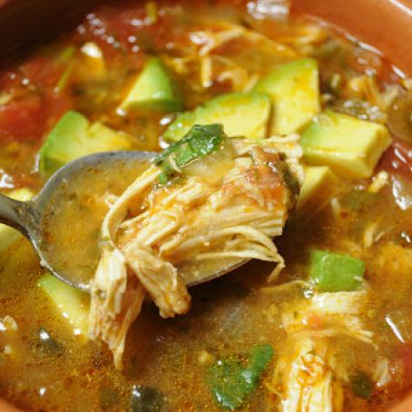 Chicken Tortilla-less Soup