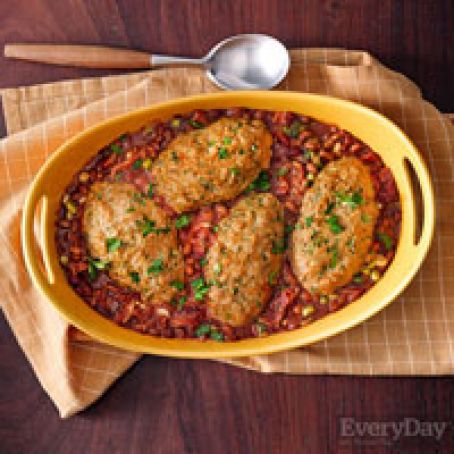 Mini Turkey Meat Loaves & Baked Beans