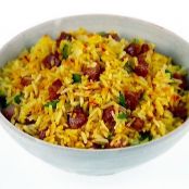 BASMATI*****Giada's Pancetta and Saffron Rice