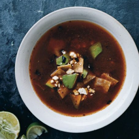 Tortilla Soup w/Chilies & Tomatoes