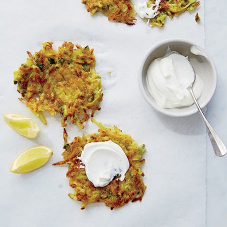 Crispy Summer Squash Pancakes