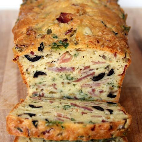 Olive, Bacon, & Cheese Bread