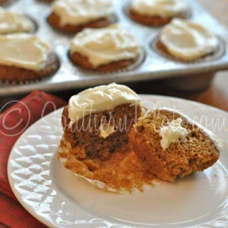 Pumpkin Roll Cupcakes