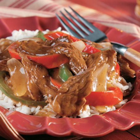 Easy Pepper Steak